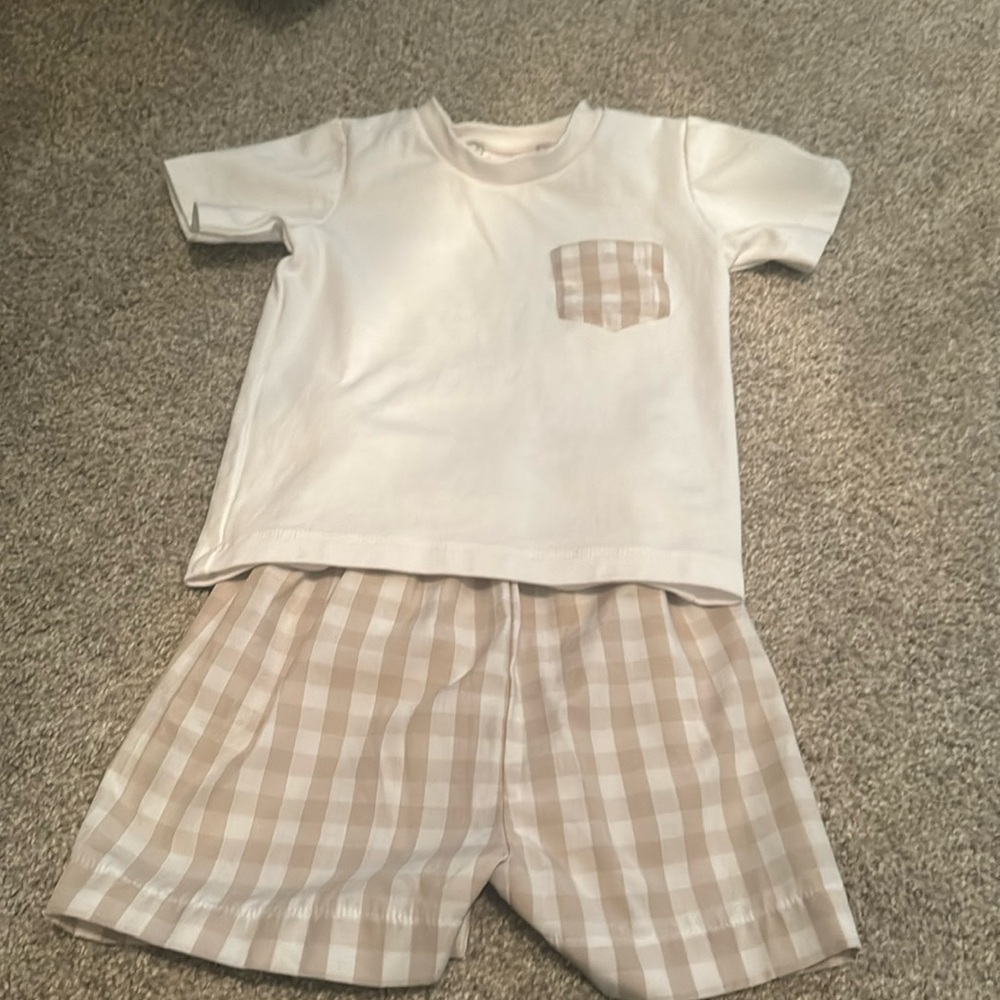 Stitchy Fish boys short set